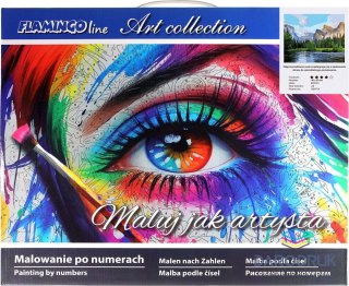 Flamingo Line Zestaw kreatywny Malowanie po numerach 40x50cm Park Narodowy Yosemite Flamingo Line (FSY131)
