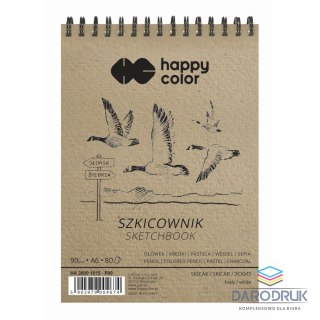 Gdd Blok artystyczny Happy Color szkicownik A6 90g 80k Gdd (HA 3809 1015-P80)