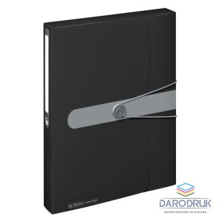 Herlitz Teczka plastikowa na gumkę Easy Orga To Go 11206117 A4 czarny Herlitz (300000688)
