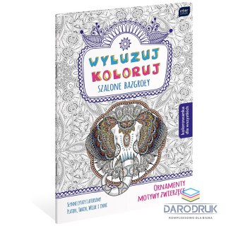 Interdruk Kolorowanka Wyluzuj Koloruj Szalone bazgroły Interdruk (MAB5WYL)