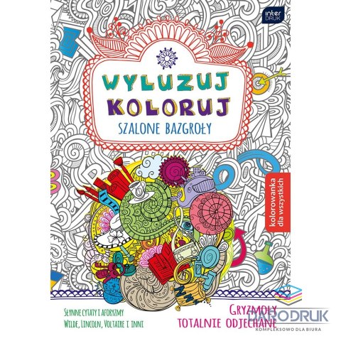 Interdruk Kolorowanka Wyluzuj Koloruj Szalone bazgroły Interdruk (MAB5WYL)