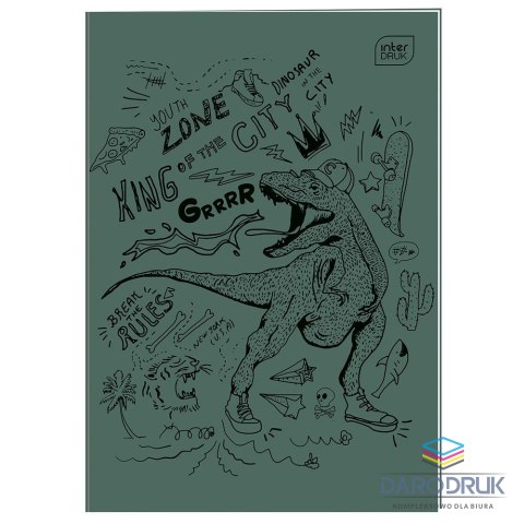 Interdruk Zeszyt A4 32k. 70g krata kolorowa Interdruk (ZEA432K#)