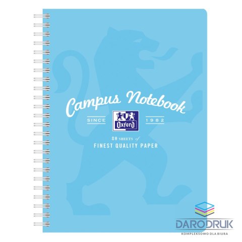 Oxford Notes (notatnik) B5+ Campus Pastel 80k. krata Oxford (400160107)