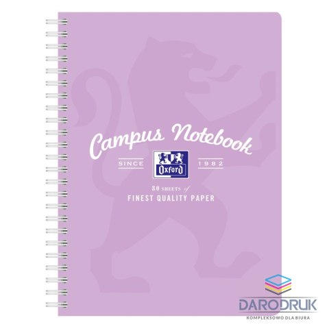 Oxford Notes (notatnik) B5+ Campus Pastel 80k. krata Oxford (400160107)