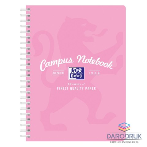 Oxford Notes (notatnik) B5+ Campus Pastel 80k. krata Oxford (400160107)