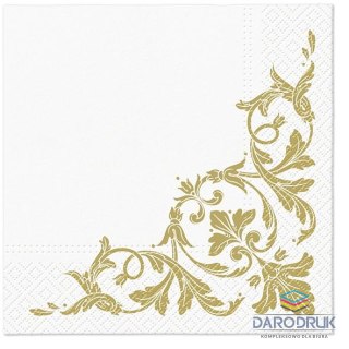 Paw Serwetki Motif GOLD mix nadruk bibuła [mm:] 330x330 Paw (TL124609)