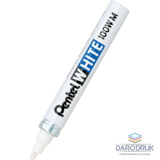 Pentel Marker olejowy wkład biały okrągła końcówka Pentel