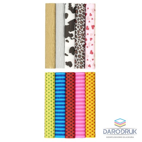 TOP-2000 Bibuła marszczona mix wzory mix 250mm x 2000mm TOP-2000 (400153934)