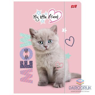 Unipap Teczka kartonowa na gumkę My Little Friend FLUFFY KITTY A4 mix 300g Unipap