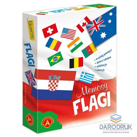 Alexander Gra edukacyjna Memosy - Flagi Alexander (26993)
