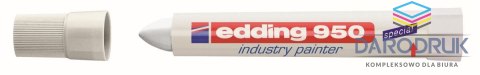 Edding Marker specjalistyczny 950 wkład biały 10mm okrągła/ścięta końcówka Edding