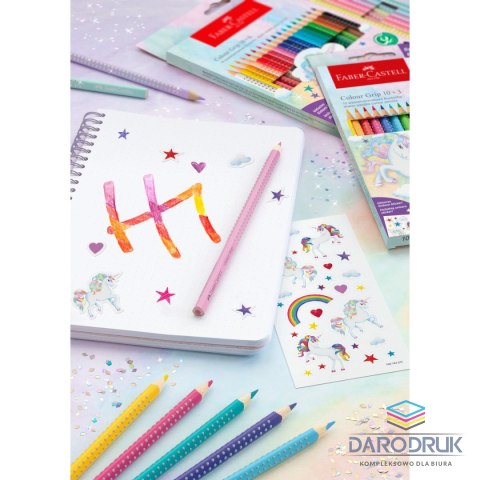 Faber Castell Kredki ołówkowe Unicorn 10+3 kol. Faber Castell (201542 FC)