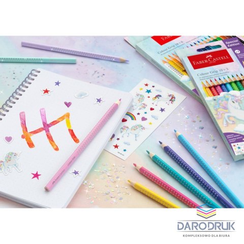 Faber Castell Kredki ołówkowe Unicorn 10+3 kol. Faber Castell (201542 FC)