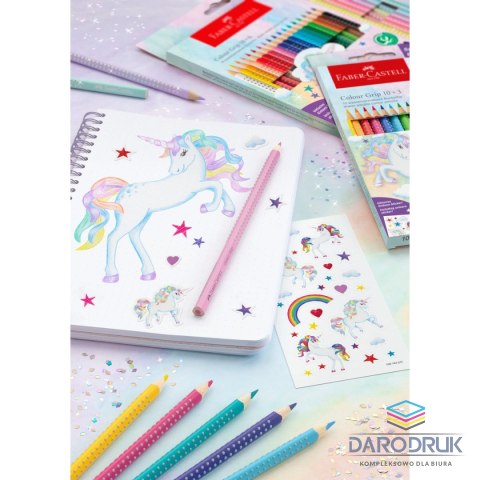 Faber Castell Kredki ołówkowe Unicorn 10+3 kol. Faber Castell (201542 FC)
