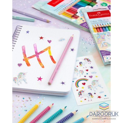 Faber Castell Kredki ołówkowe Unicorn 10+3 kol. Faber Castell (201542 FC)