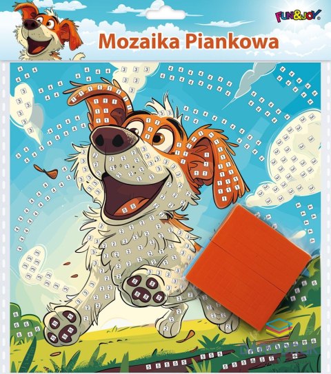 Fun&Joy Mozaika biegnący pies Fun&Joy
