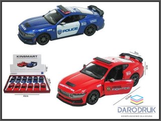 Hipo Samochód Ford Mustang 2024 Dark Horse Policja / Straż Pożarna Hipo (HXKT277)