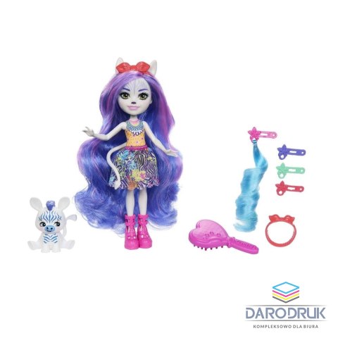 Mattel Lalka Enchantimals Zebra Lalka Deluxe [mm:] 150 Mattel (HNV28)