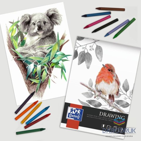 Oxford Blok artystyczny RYSUNKOWY PREMIUM A3 200g 25k Oxford (400166122)