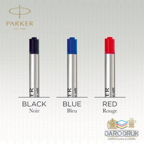 Parker Wkład do długopisu QINKFLW wkład czarny Mmm Parker (1950372)
