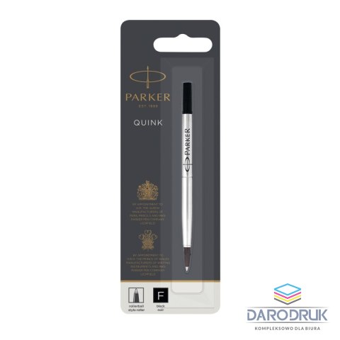 Parker Wkład do pióra kulkowego (F) wkład czarny 0,5mm Parker (1950321)