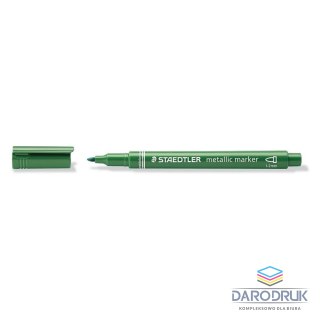 Staedtler Marker permanentny metaliczny wkład zielony 1-2mm okrągła końcówka Staedtler (8323-81)