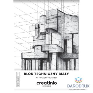 Top 2000 Blok techniczny Creatinio A4 biały 170g 10k Top 2000 (400176667)