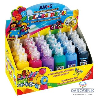 Amos Farba do malowania na szkle 22ml 24 kolor. Amos (GD22D24)