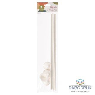 Arpex Patyczki do balonów papierowe 4 szt Arpex (KB9104F)