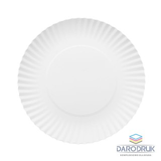 Arpex Talerz jednorazowy okrągły papier śr. 180mm 100 szt Arpex (D6042F)