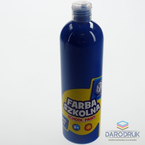 Astra Farby plakatowe kolor: niebieski ciemny 500ml 1 kolor. Astra