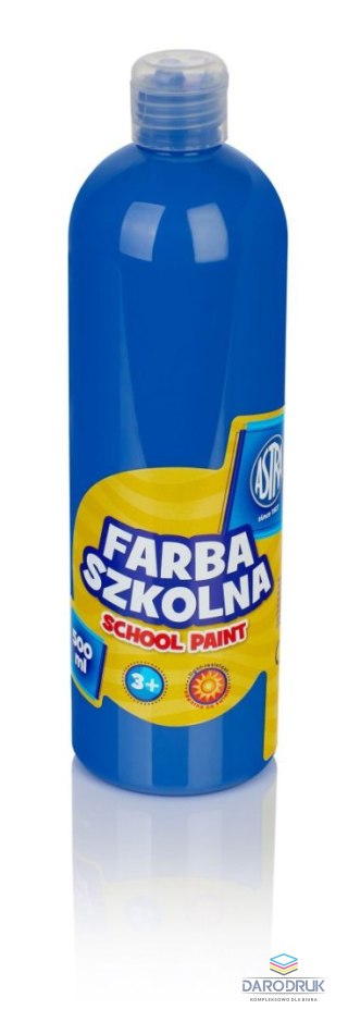 Astra Farby plakatowe kolor: niebieski ciemny 500ml 1 kolor. Astra
