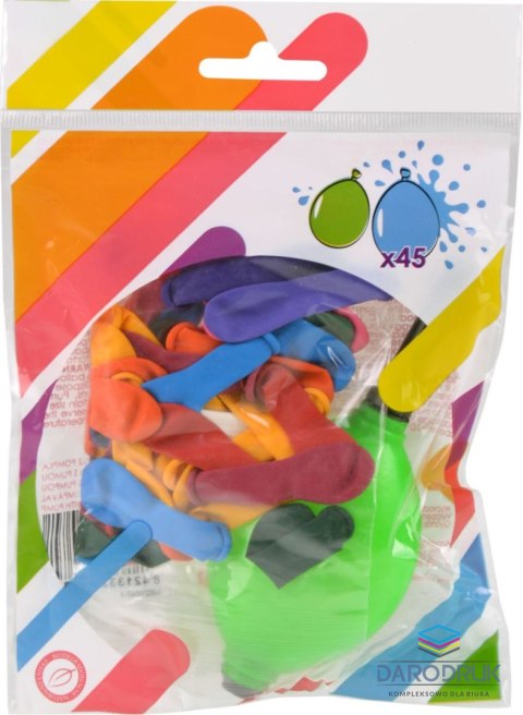 Balony wodne z pompką 45 szt