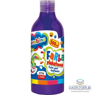 Bambino Farby plakatowe Bambino w butelce 500 ml kolor: fioletowy 500ml 1 kolor. Bambino (fioletowa)