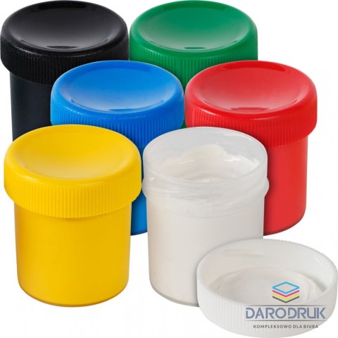Faber Castell Farby plakatowe kolor: różne 20ml 6 kolor. Faber Castell (121040 FC)