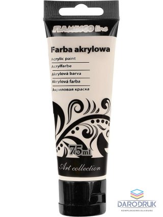 Flamingo Line Farba akrylowa perłowy kolor: perłowy biały 75ml Flamingo Line (175)