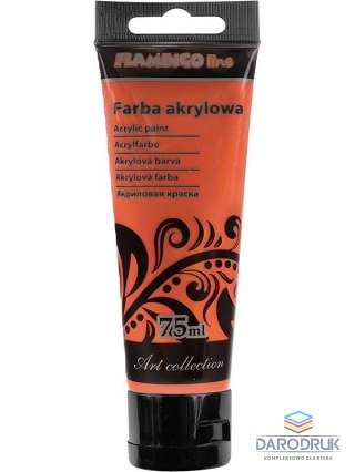 Flamingo Line Farba akrylowa perłowy kolor: perłowy miedziany 75ml Flamingo Line (663)