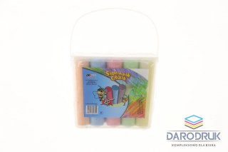 Kreda jumbo w wiaderku kolor: mix 20 szt