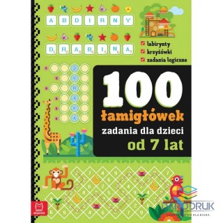 Książka dla dzieci 100 łamigłówek