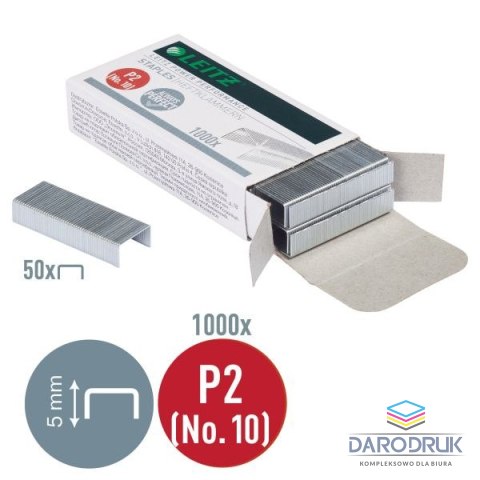 Leitz Zszywki 10 1000 szt Leitz (55770000)