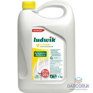 Ludwik Płyn do naczyń płyn do naczyń cytrynowy 5000ml Ludwik