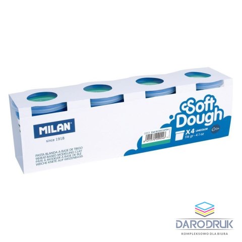 Milan Ciastolina 1 kol. turkusowa 116g Milan (9135114704)
