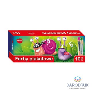Mona Farby plakatowe kolor: mix 20ml 10 kolor. Mona