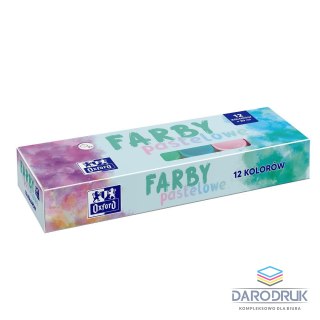Oxford Farby plakatowe pastelowe kolor: mix 20ml 12 kolor. Oxford (400175578)