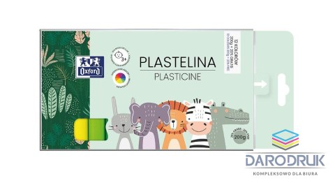 Oxford Plastelina 12 kol. Kids mix 200g Oxford (400174835)