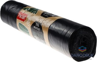 Paclan Worki na śmieci kolor: CZARNY 120L 10 szt Paclan