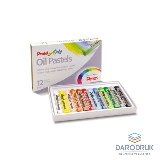 Pentel Pastele olejne 12 kol. Pentel