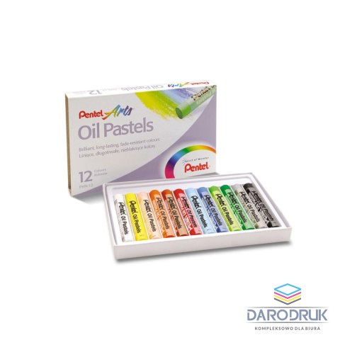 Pentel Pastele olejne 12 kol. Pentel