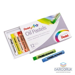 Pentel Pastele olejne 12 kol. Pentel