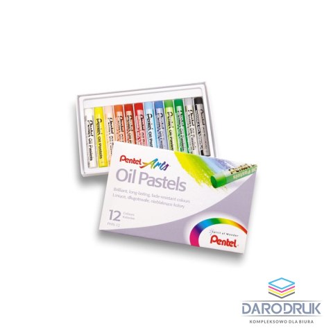 Pentel Pastele olejne 12 kol. Pentel